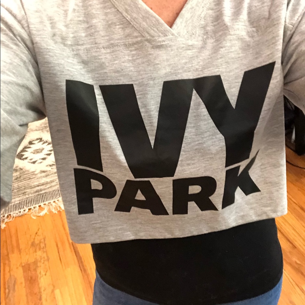 IVY PARK Crop Tee
